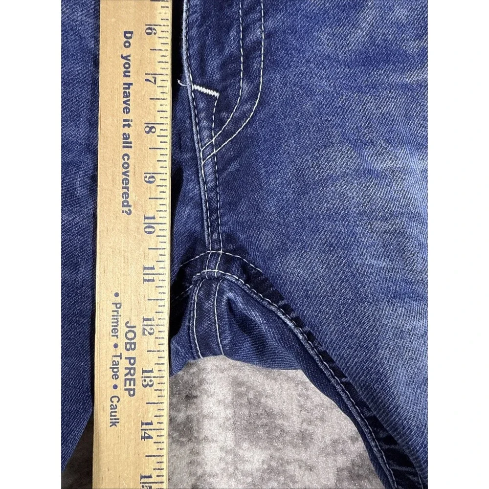 True Religion Jeans‎ Mens 42x32 Distressed Ripped Destroyed Stretch Skate Punk